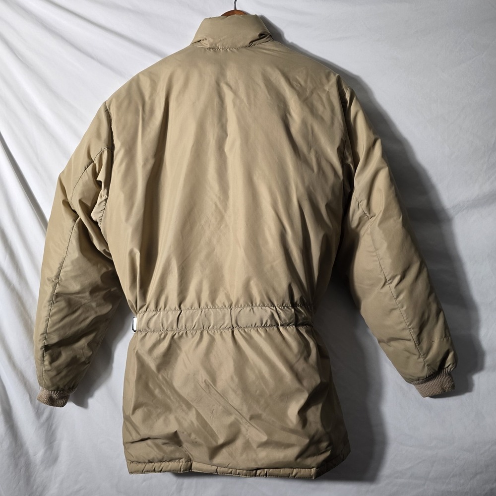 Vintage Womens Tempco Down Jacket Beige size M/L Winter Insulated - Picture 7 of 12